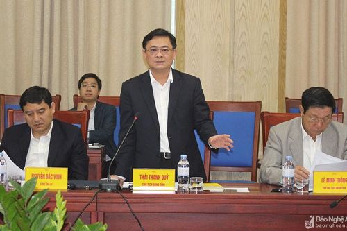 Đẩy nhanh việc phối hợp triển khai xây dựng quy hoạch tỉnh Nghệ An