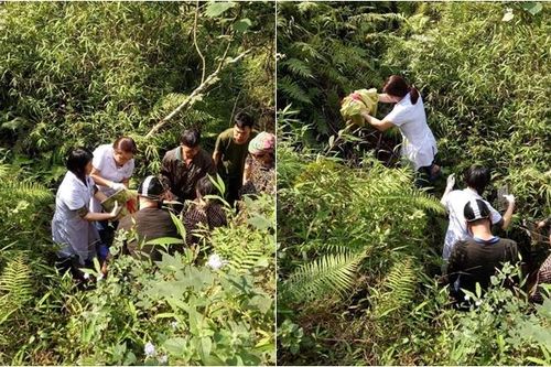 Cuộc vượt cạn hy hữu ngày cuối năm: Sản phụ rơi xuống núi suối sâu 10m, được bác sĩ đỡ đẻ ngay giữa rừng