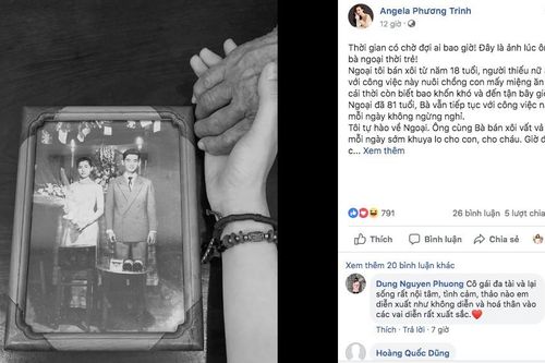 Angela Phương Trinh kể chuyện xúc động về bà ngoại 81 tuổi vẫn bán xôi