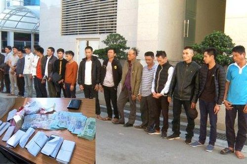 Cảnh sát hình sự đột kích, bắt 18 con bạc đang say sưa sát phạt ngày Tết