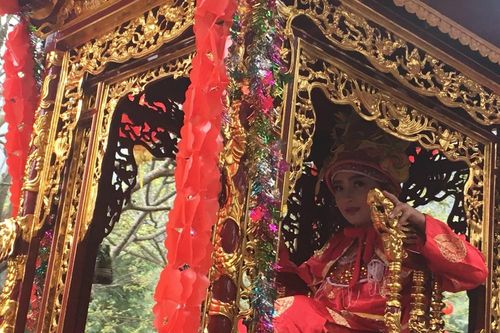 Khai hội Gióng không còn cảnh tranh cướp lộc
