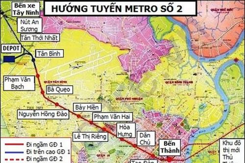 Khẩn trương bồi thường giải phóng mặt bằng tuyến metro Bến Thành - Tham Lương