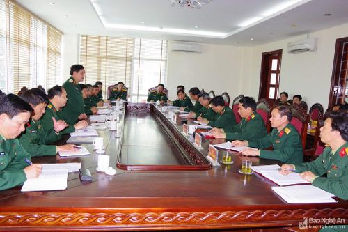 Kiểm tra công tác chuẩn bị đón chiến sĩ mới tại Quân khu 4