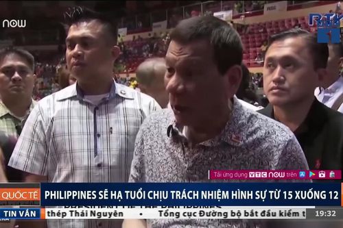 Philippines: 12 tuổi sẽ chịu trách nhiệm hình sự