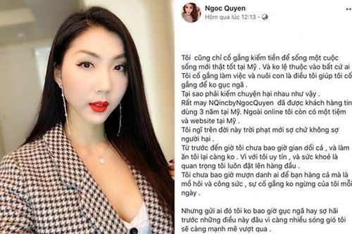 Chồng cũ tố Ngọc Quyên giả dối, bán hàng kém chất lượng là ai, giàu có cỡ nào?