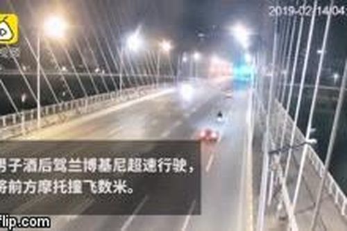 Thanh niên lái Lamborghini Huracan đâm xe máy ở vận tốc 160 km/h