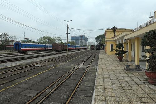 Cận cảnh điểm đầu tuyến đường sắt khổ tiêu chuẩn kết nối tàu quốc tế