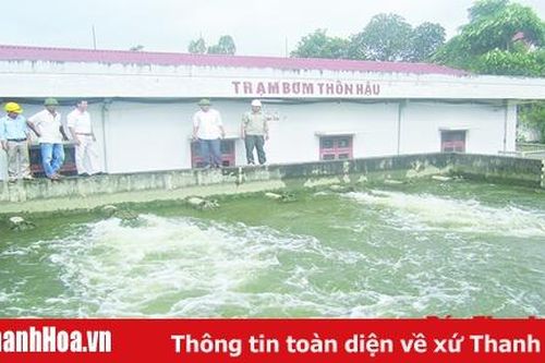 Hậu Lộc: Khắc phục tình trạng nhiễm mặn, cung cấp nước ngọt cho cây trồng