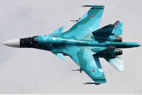 Tận thấy cường kích Su-34 tập bài bay cực khó