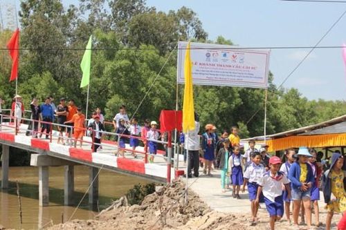 Bạc Liêu: Khánh thành cầu Cái Su trị giá 800 triệu đồng