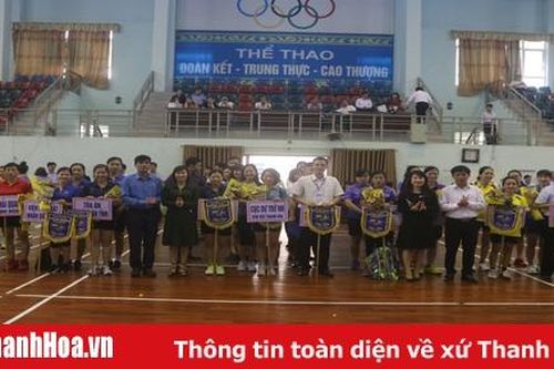 Giải cầu lông, bóng bàn nữ công chức, viên chức, lao động năm 2019