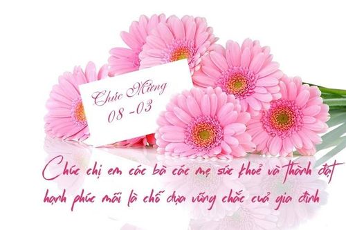 Lời chúc 8/3 ngọt ngào lãng mạn nhất dành cho người thân