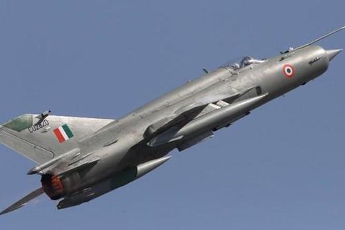 Rơi máy bay chiến đấu MiG-21 của lực lượng không quân Ấn Độ