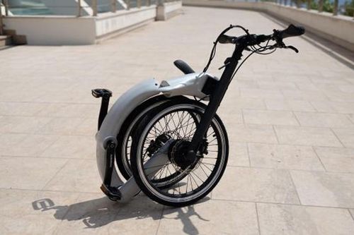 Xe đạp điện gấp gọn trong một nốt nhạc, không cần xích