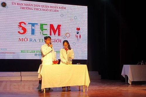 Hà Nội: Sôi động tại ngày hội STEM với chủ đề mở ra thế giới