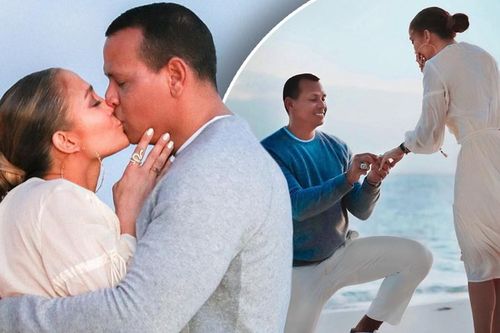 Jennifer Lopez chia sẻ khoảnh khắc bạn trai quỳ cầu hôn trên bãi biển