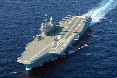 Thủ tướng Đức ủng hộ châu Âu chế tạo chung tàu sân bay