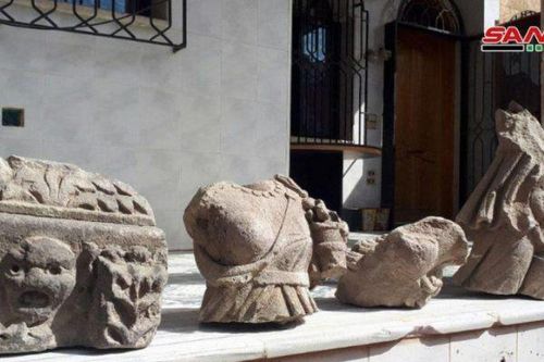 SAA tìm thấy nhiều cổ vật bị đánh cắp trong các căn cứ của phiến quân ở Damascus