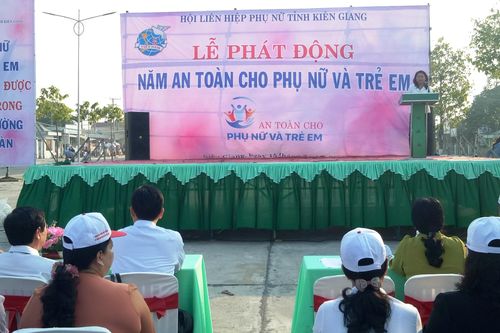 Kiên Giang phát động năm An toàn cho phụ nữ và trẻ em