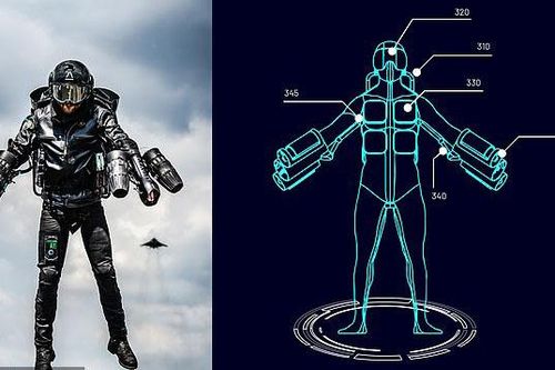 Xuất hiện bộ giáp phản lực Iron Man ngoài đời thực