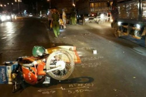 Thượng úy quân đội tử vong sau khi va chạm với xe ben