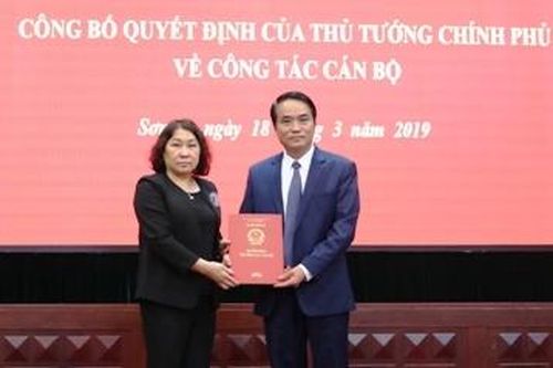 Công bố quyết định của Thủ tướng Chính phủ về công tác cán bộ