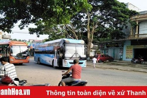 Xe khách ngang nhiên đỗ giữa ngã tư bắt khách