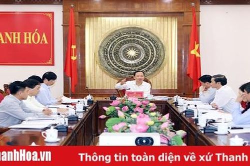 Thường trực Tỉnh ủy cho ý kiến vào kế hoạch phân bổ vốn các chương trình mục tiêu quốc gia và nhiều nội dung quan trọng khác