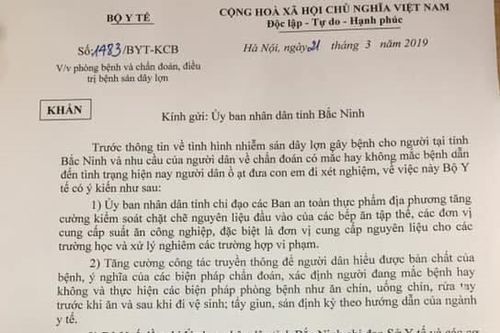 Bộ Y tế đề nghị dừng lấy mẫu xét nghiệm sán lợn tại Bắc Ninh