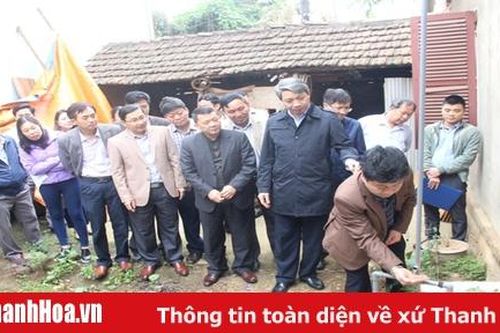 Bàn giải pháp tháo gỡ khó khăn tình trạng thiếu nước sinh hoạt tại xã Yên Thọ (Yên Định)