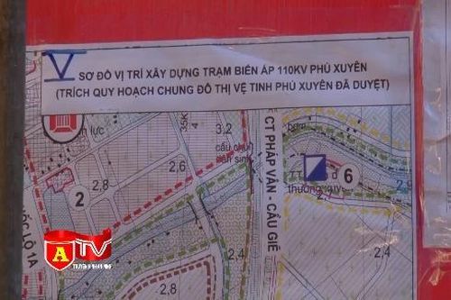 Hoàn thành bàn giao mốc giới xây dựng trạm biến áp 110kV Phú Xuyên
