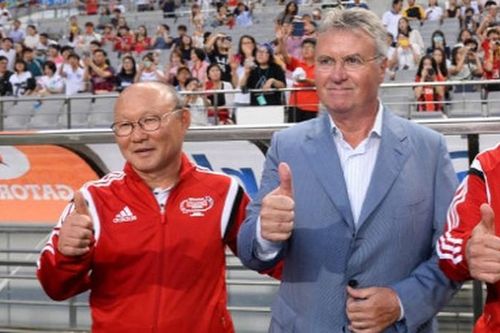 Báo Hàn mong thầy Park tái ngộ HLV Guus Hiddink ở giải U23 châu Á