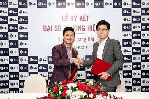 Quang Hải tiếp tục là Đại sứ thương hiệu LG Việt Nam