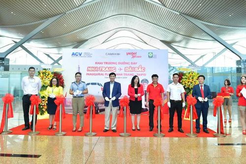 Vietjet khai trương đường bay quốc tế mới Nha Trang - Đài Bắc