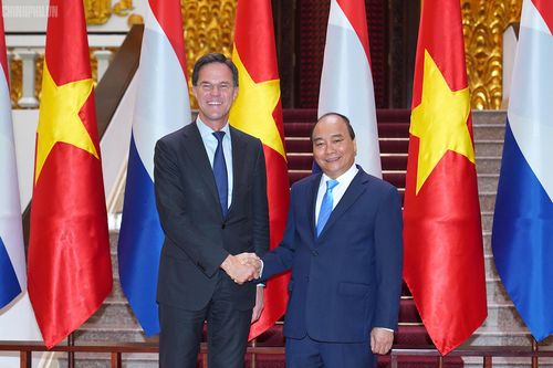 Thủ tướng Nguyễn Xuân Phúc đón Thủ tướng Vương quốc Hà Lan