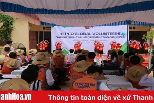 Tình nguyện viên Hàn Quốc hỗ trợ cộng đồng tại Tĩnh Gia