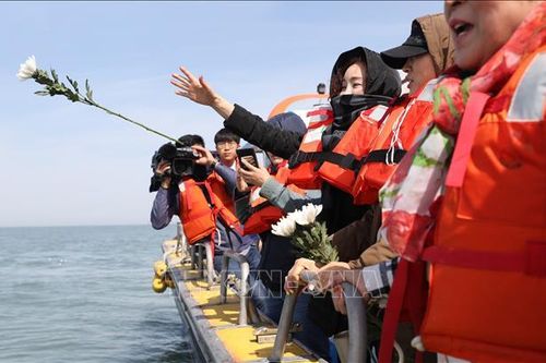 Hàn Quốc tưởng niệm các nạn nhân vụ chìm phà Sewol