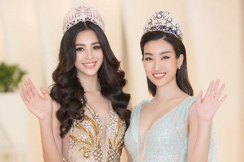 Đỗ Mỹ Linh, Tiểu Vy đọ sắc khi cùng diện đầm xẻ táo bạo