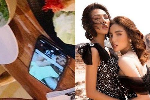 Kỳ Duyên nói gì khi bị fan nhìn thấy để hình Minh Triệu làm ảnh nền điện thoại?