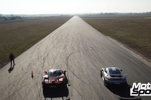 McLaren Senna so kè tốc độ với Porsche 911 G2 RS