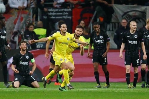 Bán kết Europa League: Chelsea cầm chân Franfurt, Arsenal đại thắng Valencia