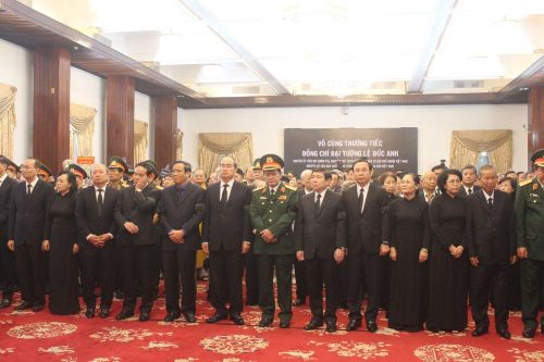 Lãnh đạo TP.HCM viếng nguyên Chủ tịch nước Lê Đức Anh