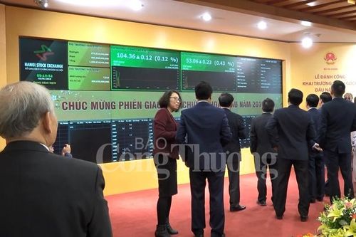 Thanh khoản thị trường cổ phiếu niêm yết tại HNX giảm mạnh