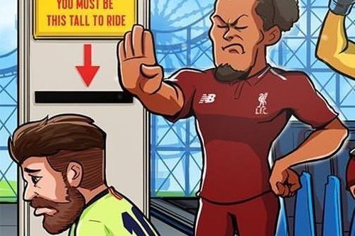 Hí họa Messi run sợ giữa đêm vì cơn ác mộng Liverpool