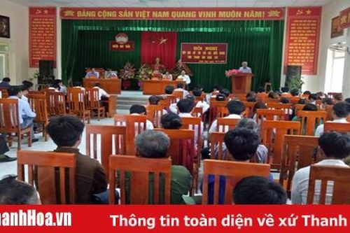 Đại biểu HĐND tỉnh tiếp xúc cử tri tại huyện Như Xuân