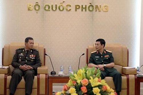 Hợp tác quốc phòng là một trụ cột của quan hệ Việt Nam-Campuchia