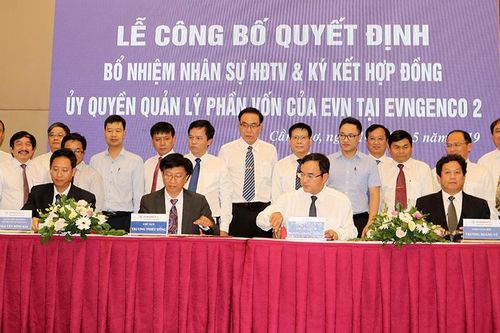 Công bố các quyết định bổ nhiệm Hội đồng thành viên EVNGENCO 2