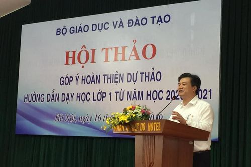 Góp ý hoàn thiện hướng dẫn dạy học lớp 1 chương trình GDPT mới