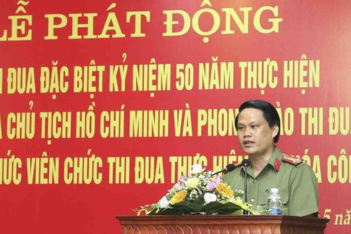 Công an tỉnh Quảng Bình: Phát động đợt thi đua đặc biệt kỷ niệm 50 năm thực hiện Di chúc của Chủ tịch Hồ Chí Minh