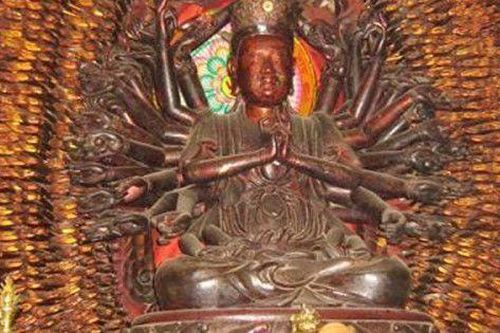 Tượng Phật nghìn mắt nghìn tay chùa Mễ Sở được công nhận là Bảo vật quốc gia